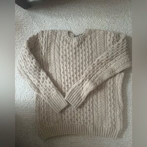 Brandy Melville Wool Cable knit sweater size Large